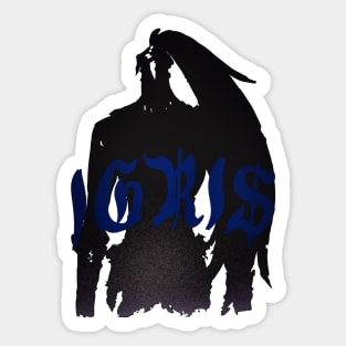 Scribble Blue Igris Sticker